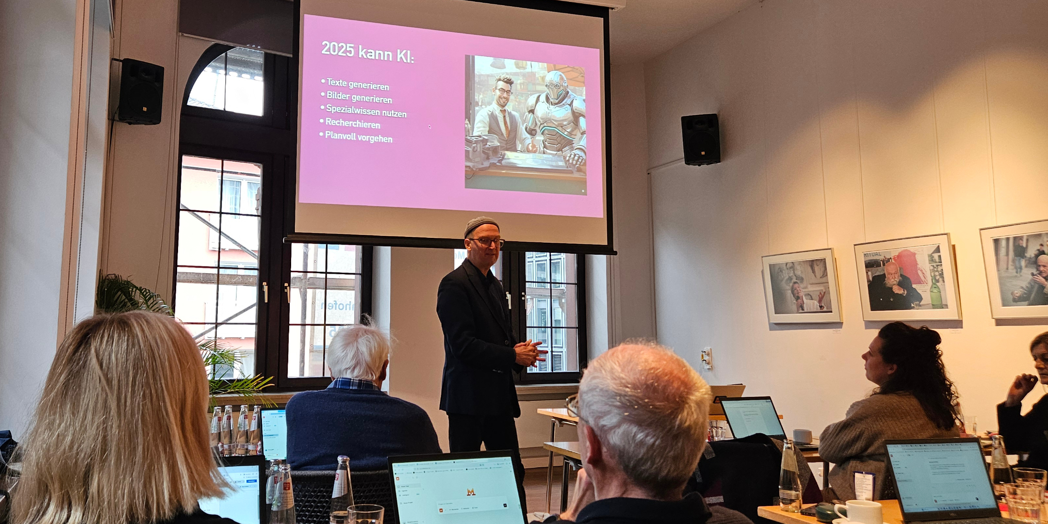 Workshop „KI-Klinik: Tools für den Journalismus nutzen“ mit Jan Eggers