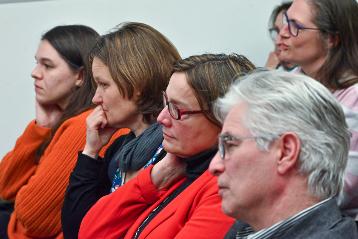 Frankfurt am Main, 21.01.2025, Stadtteil Westend, Ulmenstrasse 20, Frankfurter-Presseclub, Clubabend, Thema: "Leichte Sprache in den Medien – Chancen und Herausforderungen inklusiver Angebote". (c) FOTO: Rainer Rüffer (Rueffer)