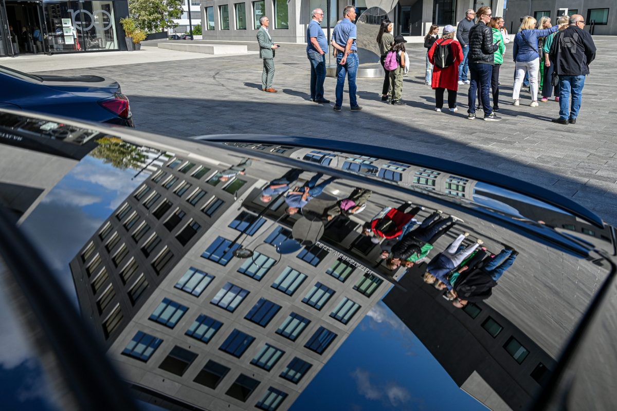 Wetzlar, 17.05.2025, Am Leitz-Park 6, 100 Jahre Leica – Frankfurter-Presseclub (FPC) Hausbesuch bei der Leica Camera AG in der Leica Welt.(c) FOTO: Rainer Rüffer (Rueffer)