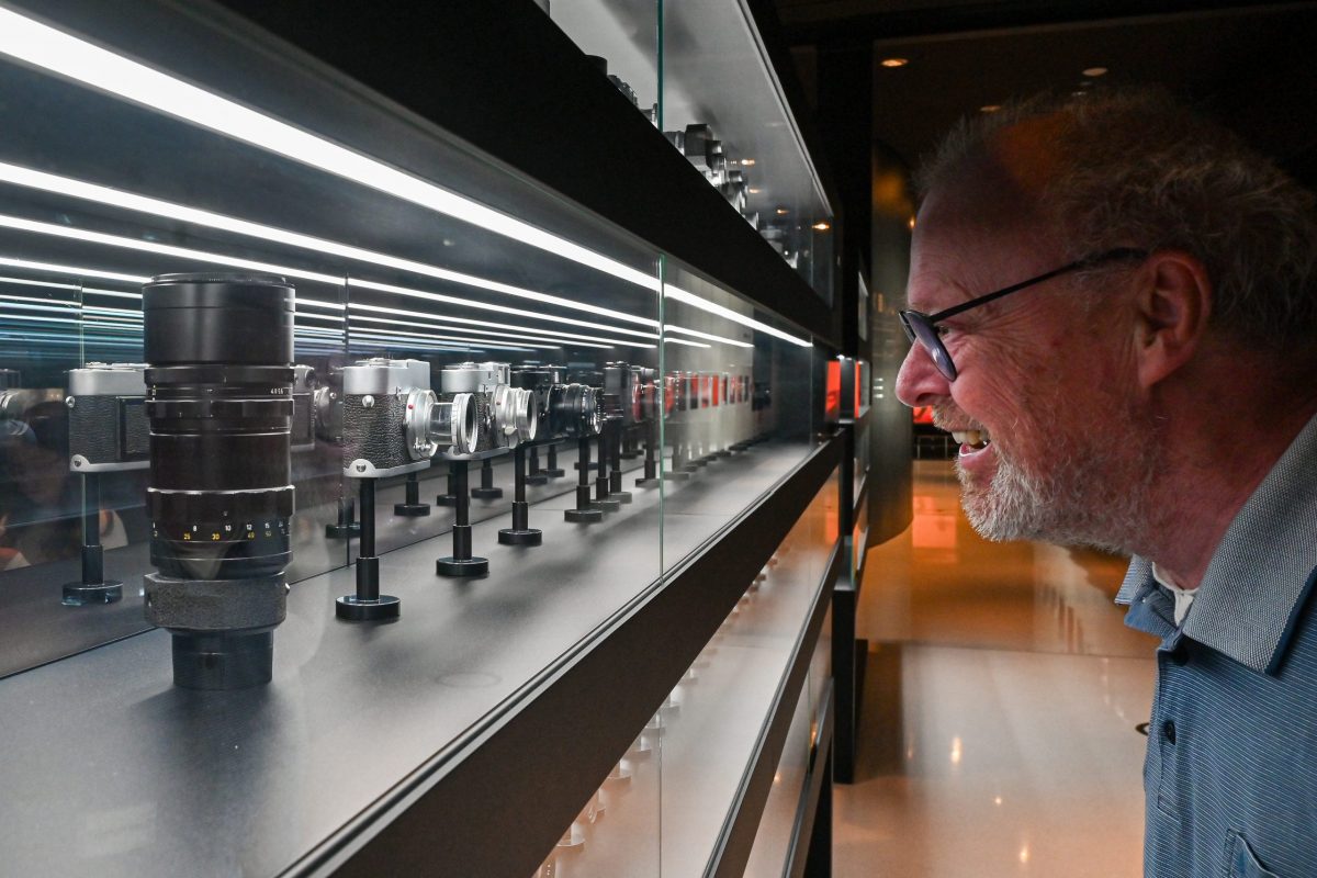 Wetzlar, 17.05.2025, Am Leitz-Park 6, 100 Jahre Leica – Frankfurter-Presseclub (FPC) Hausbesuch bei der Leica Camera AG in der Leica Welt.(c) FOTO: Rainer Rüffer (Rueffer)