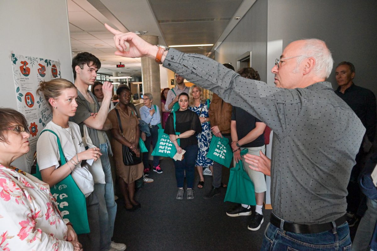 Straßburg, 16.06.2025,Fortbildungsreise des Frankfurter-Presseclubs (FPC) zu ARTE (Association Relative à la Télévision Européenne) am Hauptsitz in Straßburg. (c) FOTO: Rainer Rüffer (Rueffer)