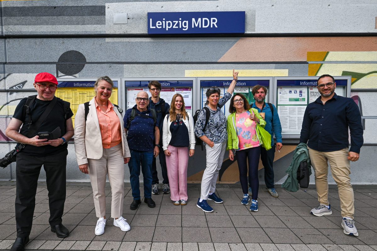Lepzig, 19.08.2026, Ganztägige Fortbildungsreise des Frankfurter-Presseclubs zum Mitteldeutschen Rundfunk (mdr) nach Leipzig. .(c) FOTO: Rainer Rüffer (Rueffer)