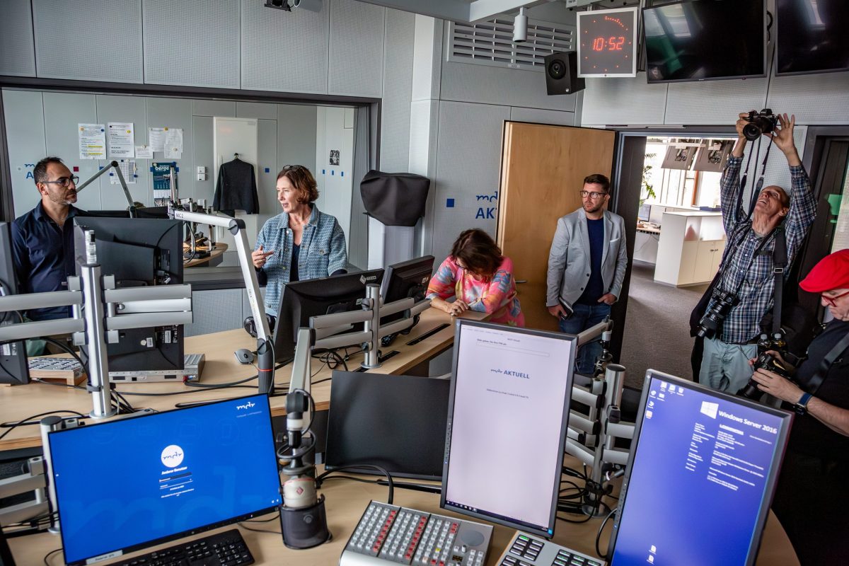 Besuch des "Frankfurter PresseClub" in der Leipziger MDR-Zentarle am 19.08.2026